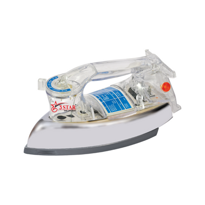 Crystal ABS Unbreakable Iron – AC/DC Hybrid Iron (500 Watt AC / 12 Volt DC)